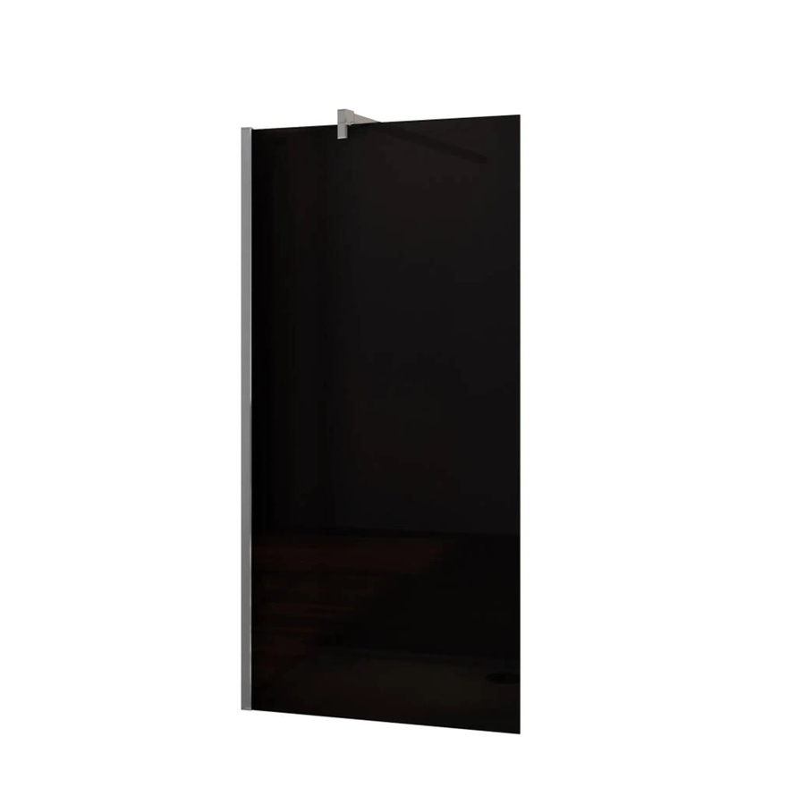 AICA Walk-In Duschkabine F131 mit Rauchglas und Stabilisator, B: 120 cm, H: 200 cm, 10mm NANO-Glas mit Easy-Clean-Beschichtung - Bild 2