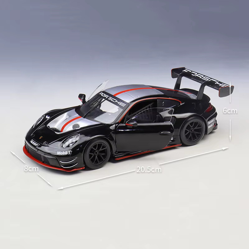 Bburago Porsche 911 GT3 R, Sportwagen Modell, 1:24, Metall - Bild 5
