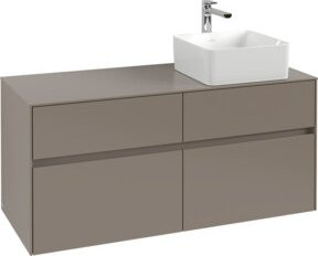 Villeroy & Boch Waschtischunterschrank Collaro in White Oak, Wandhängend, B/H/T: 120 x 54,8 x 50 cm - Bild 1
