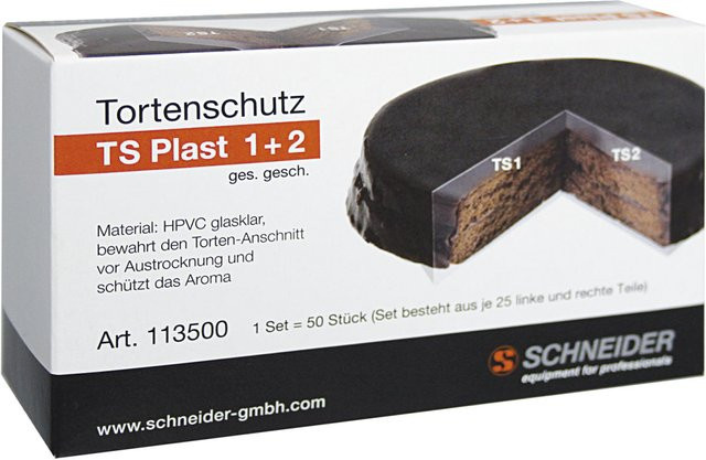 Schneider Tortenschutz transparent Länge: 14 cm, Breite: 6,9 cm - Bild 1