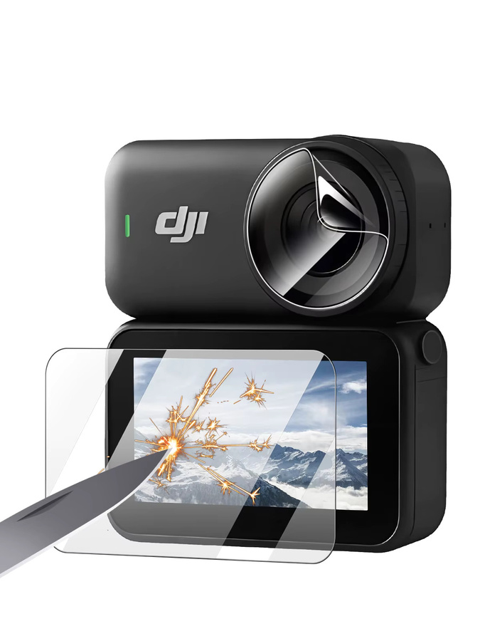 DJI Osmo Nano Displayschutzfolie und Kameraobjektivschutz aus gehärtetem Glas, transparent - Bild 7