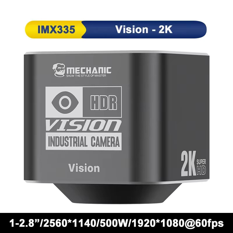 MECHANIC HD Vision Webcam mit 8MP Sony Sensor, 1/1,8" und 20μm, Schwarz - Bild 3