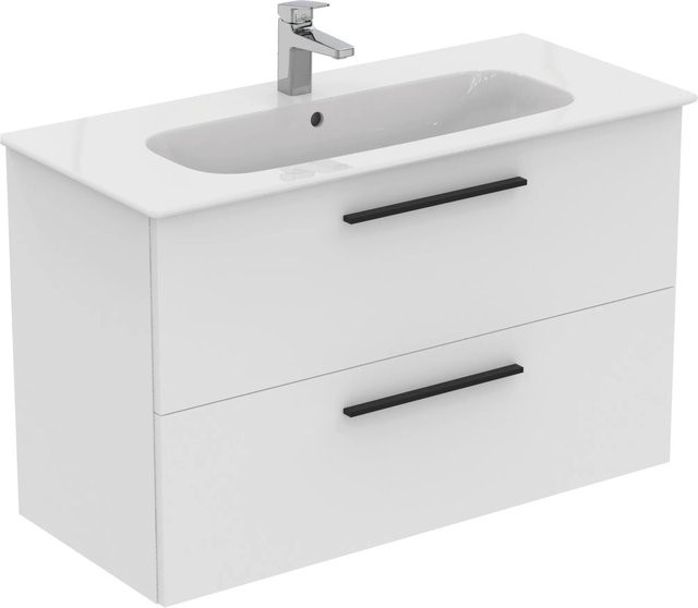 Ideal Standard Einzelwaschtisch i.life A in Weiß Hochglanz mit Softclose, Breite: 70 cm - Bild 1