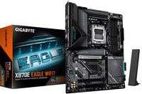 Gigabyte X870E EAGLE WIFI7 Mainboard AM5 DDR5 Schwarz mit Wi-Fi und Bluetooth - Bild 1