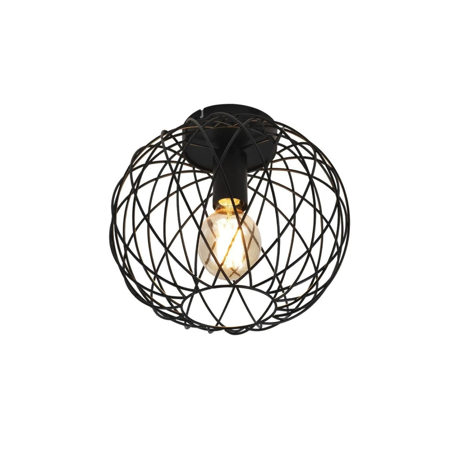 NETTLIFE LED Deckenleuchte aus Metall in Schwarz, Durchmesser: 25 cm - Bild 2
