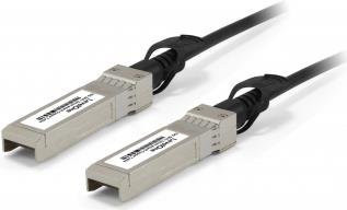 LevelOne DAC-0101 SFP+ Direct Attach Cable in Schwarz und Silber aus Edelstahl mit 10,5 Gbit/s Datenrate - Bild 1