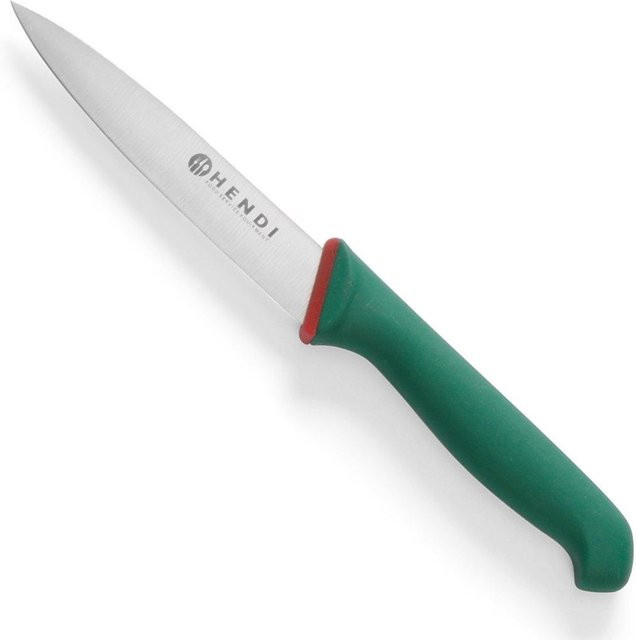 Hendi Green Line Gemüsemesser aus Edelstahl mit Kunststoffgrün, Länge: 21,5 cm - Bild 1
