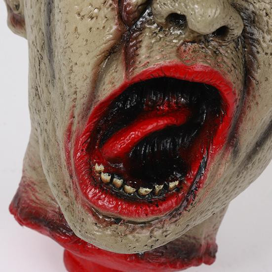 Eonspot Halloween Süßigkeiteneimer Zombie Kopf Handtasche aus Vinyl in Multicolor - Bild 3