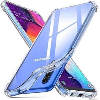Stoßfeste transparente Silikonhülle für dein Samsung A50 Android Smartphone - Bild 1