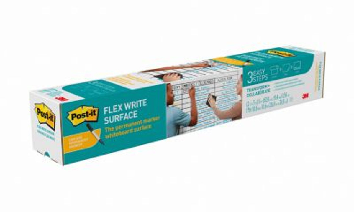 Post-it Flex Write Surface Whiteboardfolie selbstklebend weiß B 122 cm x H 183 cm - Bild 2