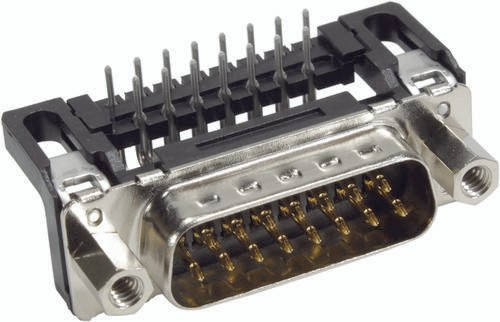 HARTING Steckverbinder 09 65 223 6803 09652236803, Polzahl: 15, Löttechnik, Schwarz - Bild 1