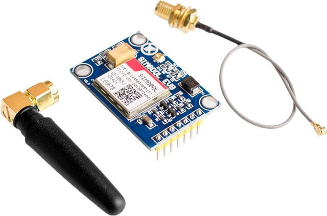 Si Tai&SH Sim800l v2.0 GSM GPRS Modul Quad-Band mit Antenne und Kabel in Blau - Bild 1
