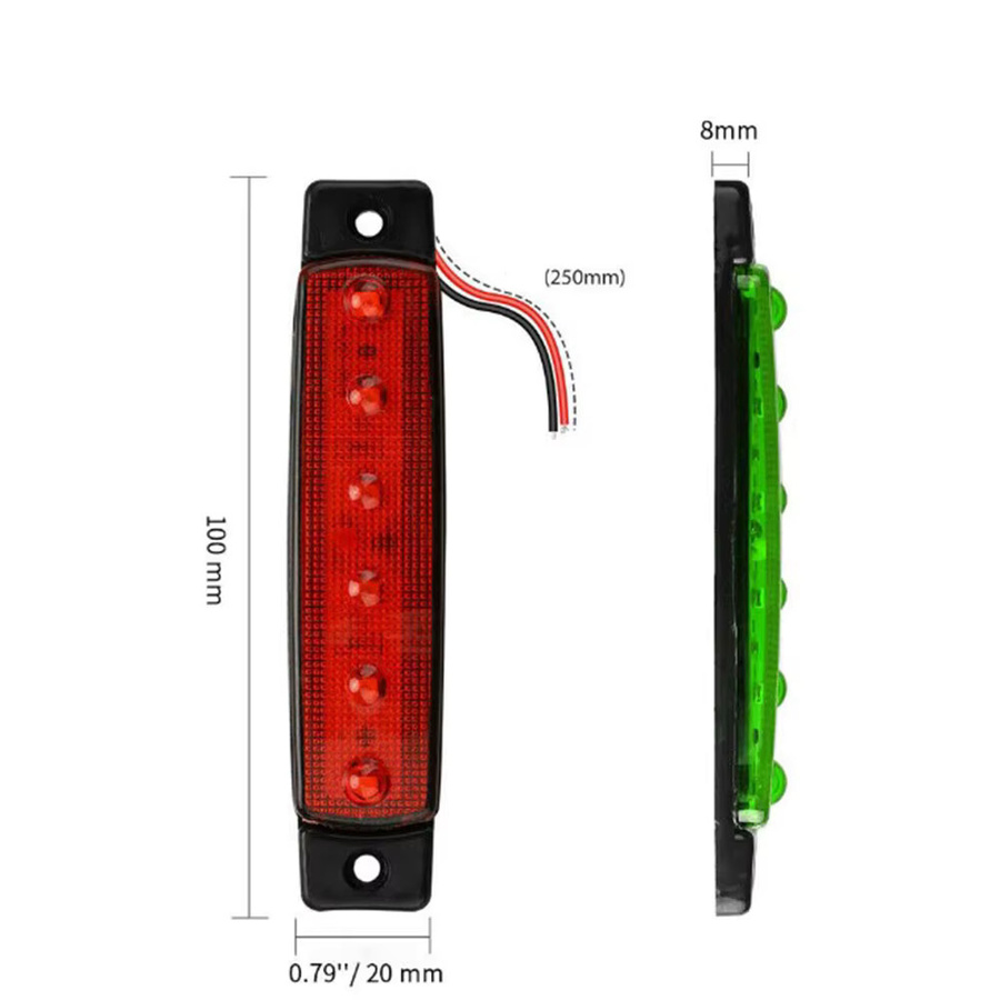 SUITU 4er-Set LED Boot-Navigationslichter wasserdicht in Rot und Grün für Marine, Yacht, Kajak und Segelboot - Bild 4