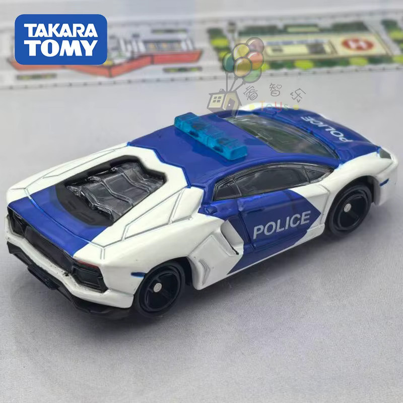 Takara Tomy Lamborghini Aventador LP700-4 Polizei, Legierungsauto, ab 3 Jahre - Bild 3