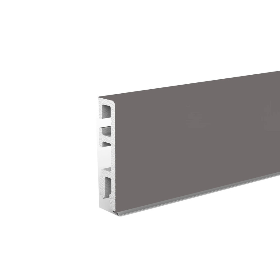 Döllken Hartschaumleiste USL60 sk Dekor Grau, Breite: 60 mm, Höhe: 14 mm, Länge: 2500 mm - Bild 2