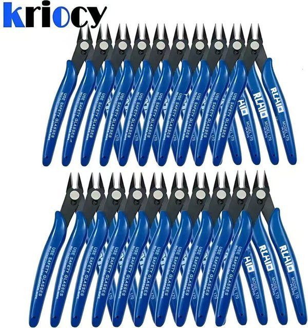 PLATO 170 Seitenschneider Diagonalzange für Elektronik und DIY in Blau - Bild 1