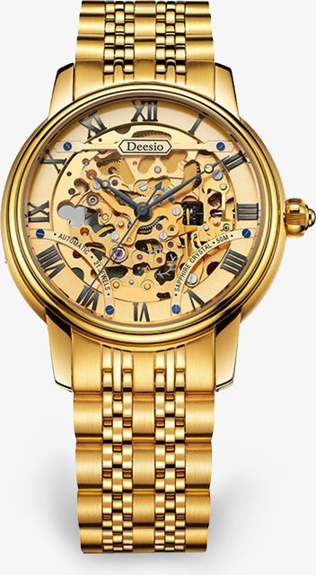 Deesio Armbanduhr, Automatik, Edelstahl, Saphirglas, Herren - Bild 1