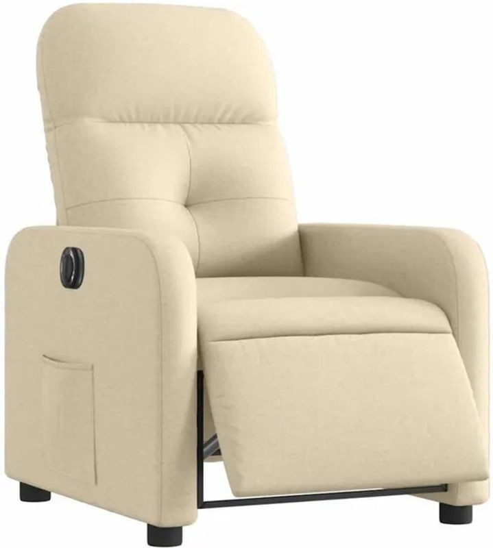 Elektrischer Relaxsessel von vidaxl in Beige aus Stoff, Modernes Design - Bild 1