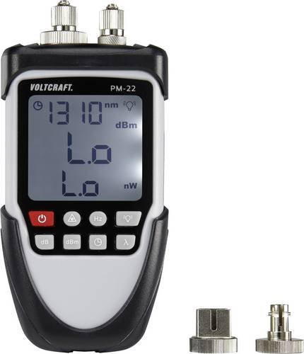 Voltcraft Glasfaserprüfgerät PM-22 in Weiß, geeignet für FC, ST und SC Stecker - Bild 1