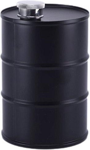 Elowen Ölfass aus rostfreiem Edelstahl, 750 ml, schwarz, lebensmittelecht und auslaufsicher - Bild 1
