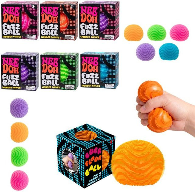 Schylling Fuzz Ball Blind Box, Spielzeug, weiches flauschiges Quetschspielzeug - Bild 1