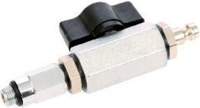 JUMTEC Prüfanschluss 1/8" AG mit Schnellkupplung für Gas in Silber - Bild 1