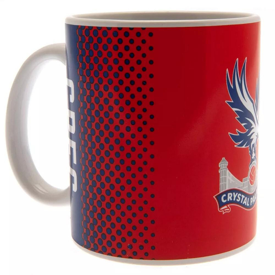 Crystal Palace FC Fade-Tasse in Weiß/Blau, One Size - Bild 2