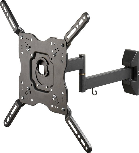 Vivanco TV Wandhalterung schwarz, voll beweglich, neig- und schwenkbar für Bildschirme bis 55 Zoll, VESA 100 x 100 mm - Bild 1