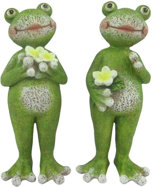 Boltze Figur Grün 2-fach Sortiert aus Kunstharz B: 16 cm, T: 5 cm, H: 65 cm - Bild 1