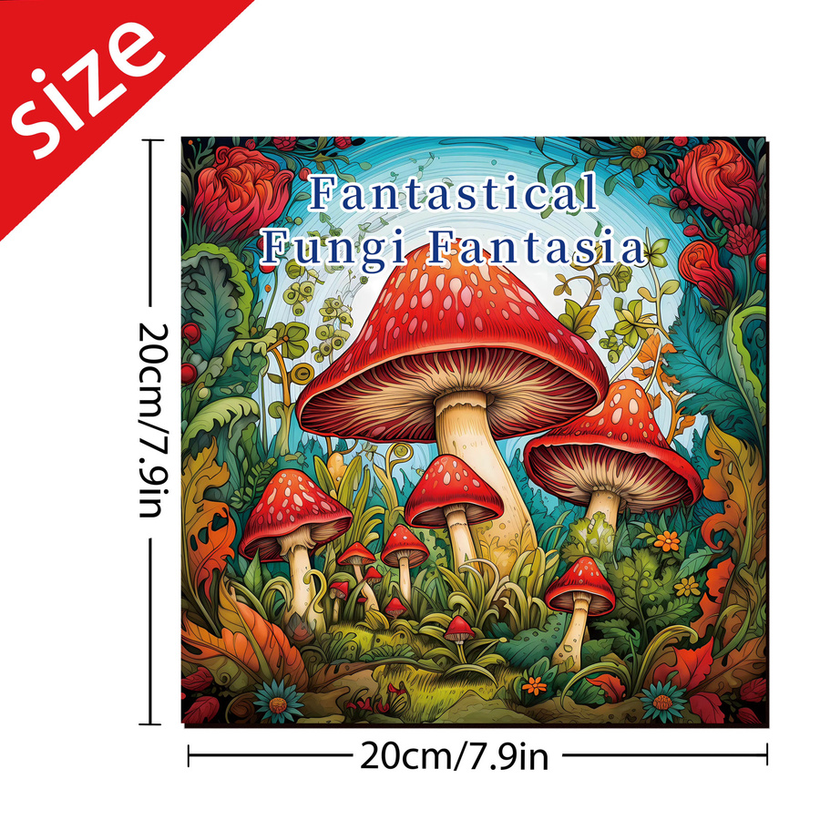 Malbuch Fantastische Pilze: Entspannendes Malhandbuch für Erwachsene und Jugendliche in Multicolour - Bild 2