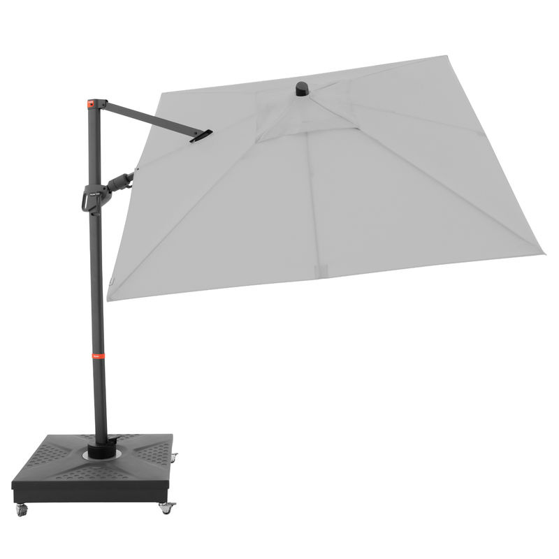Doppler Pendelschirm MyZone in Grau mit Aluminiumgestell und Polyester-Gewebe, B/T: 210 x 210 cm - Bild 4