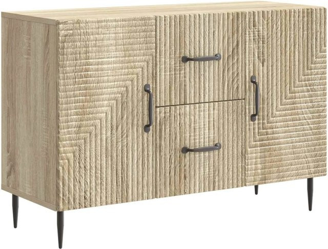 vidaXL Sideboard Sonoma-Eiche modern B/T/H: 89 x 34,5 x 60 cm - Bild 1