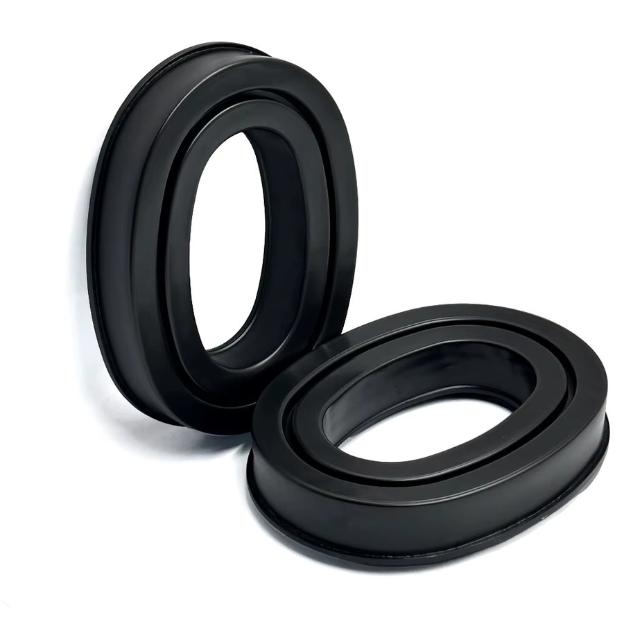 Selbstklebende Silikon-Gel-Ersatz-Ohrpolster für 3M Peltor in Schwarz zur Geräuschreduzierung - Bild 2