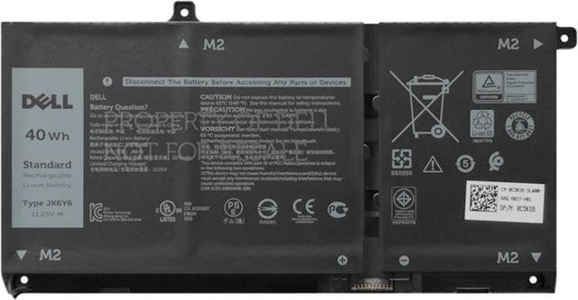 Dell Akku 40Whr 3-Zellen Schwarz CF5RH - Bild 1