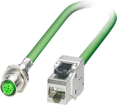 Phoenix Contact 1221641 Ethernet LAN Netzwerkkabel in Grün - Bild 1
