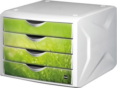 Schubladenbox Chameleon von Helit in Grün Gras - Bild 1