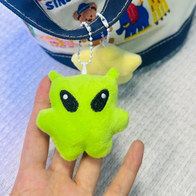 Linyi toy Anhänger Cartoon Plüsch Stern Alien Puppe, Unisex - Bild 1