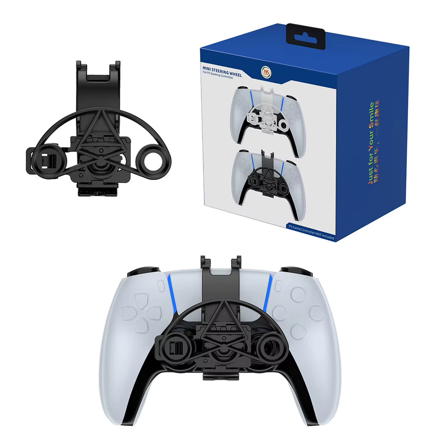 Mini-Lenkrad für Controller in Schwarz für Rennspiele als Simuliertes Autolenkrad aus 3D-Druck - Bild 4