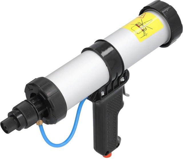 TOMTOP JMS Pneumatische Kartuschenpistole mit Luftdruckregler in White aus Aluminium - Bild 1