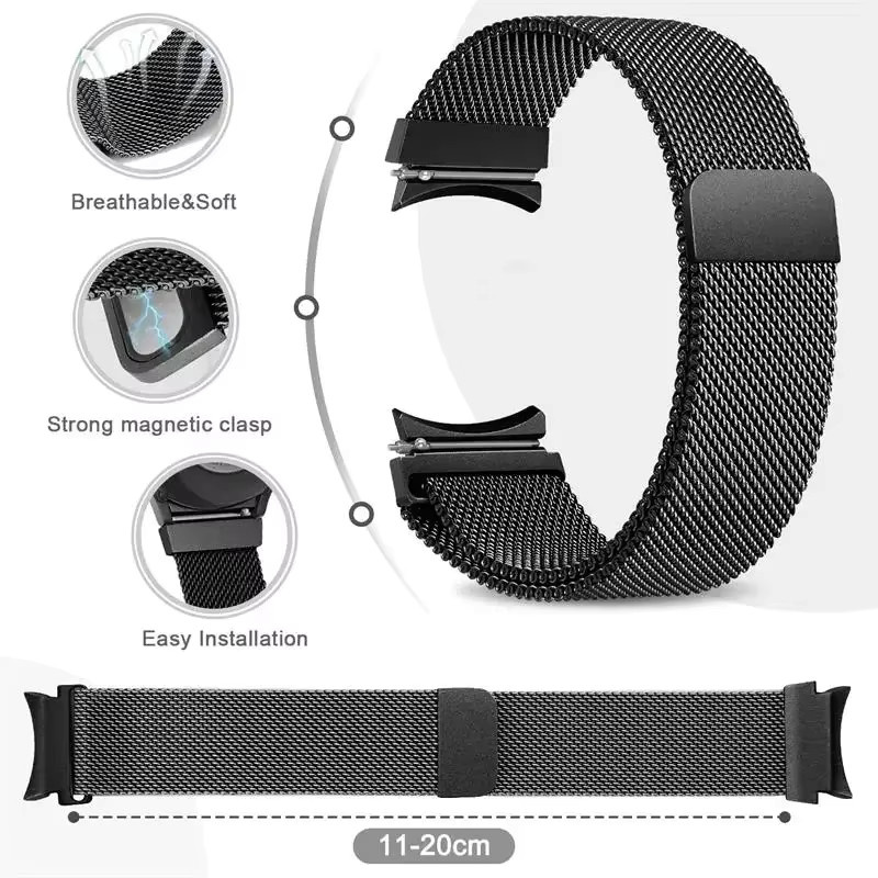 Samsung Uhrenarmband Milanaise, Edelstahl, Unisex - Bild 2