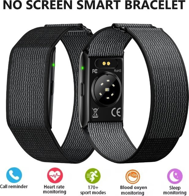 LIGE Smartwatch 2026 Fitness-Tracker in Schwarz mit Herzfrequenz-, Blutdruck-, HRV- und Schlafüberwachung für Herren und Damen - Bild 1