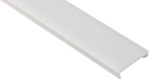 Barthelme GARliano LED Profil-Cover aus Kunststoff in Opalweiß, Länge: 3 m - Bild 1
