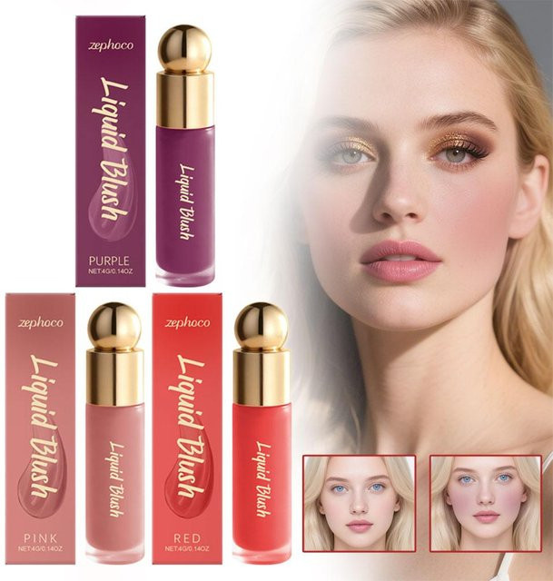 Zephoco Purple Vibes Liquid Powder Blusher, Matt - Bild 1