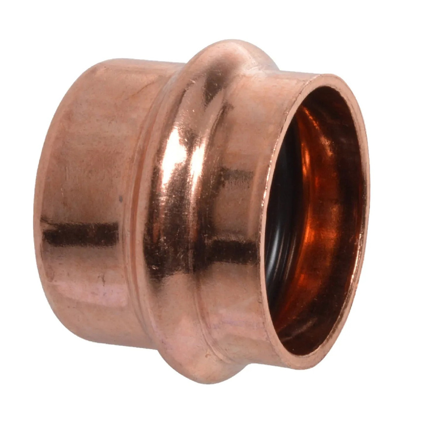 Kirchhoff CU-Endkappe 1 Muffe Blank 28 mm aus Kupfer - Bild 2