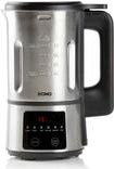 DOMO My Soup Express DO727BL Suppenbereiter aus Edelstahl in Schwarz und Silber - Bild 1