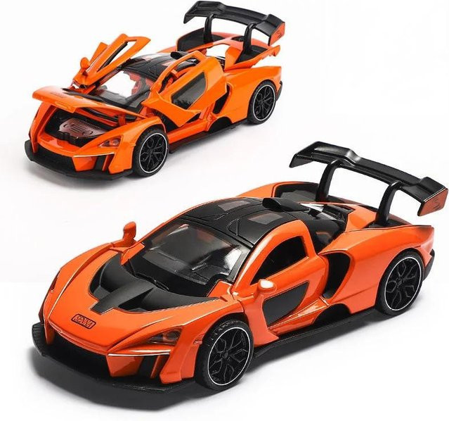 Linyi toy car Senna Sportwagenmodelle, 1:32, mit Ton und Licht, ab 14 Jahren - Bild 1