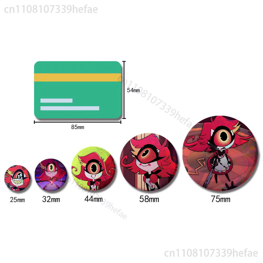 Hazbin Hotel Niffty Pin Blechabzeichen, Unisex - Bild 2