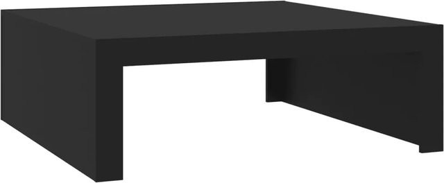 vidaXL Couchtisch modern in Schwarz aus Holzwerkstoff B/T/H: 100 x 100 x 35 cm - Bild 1