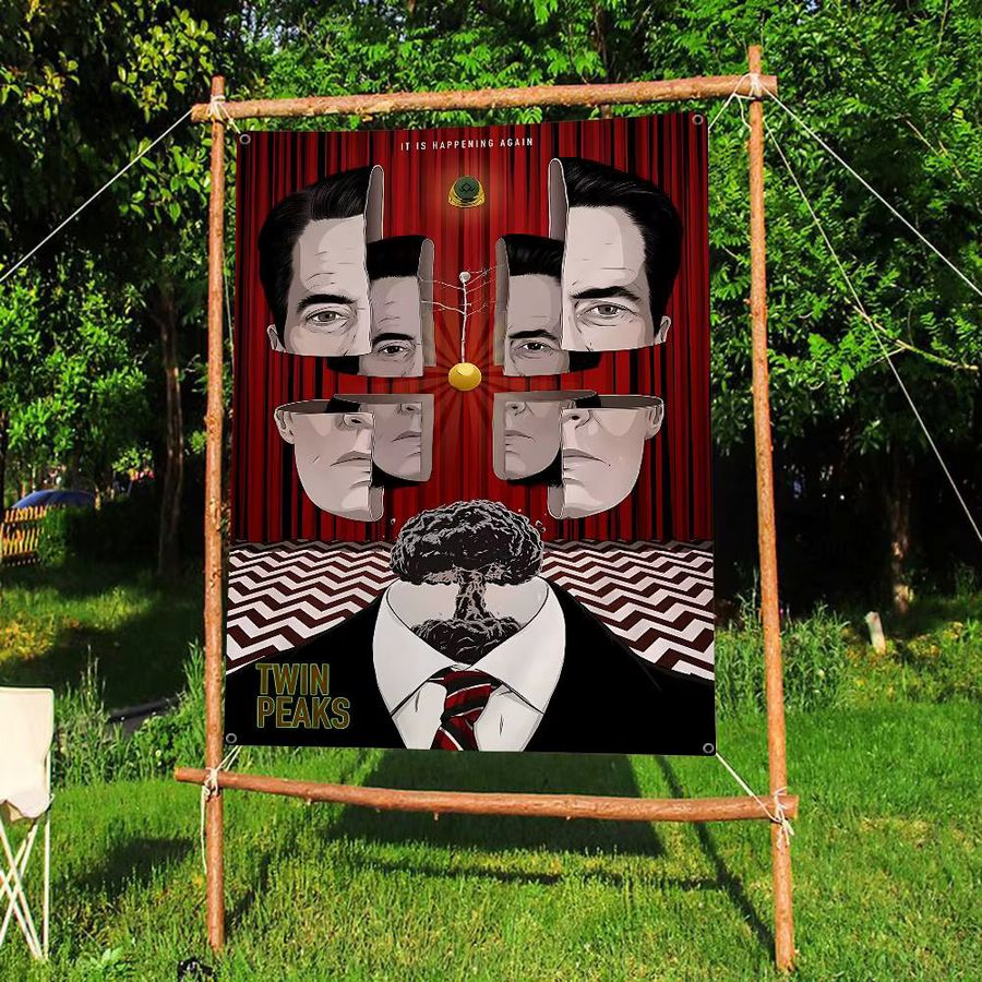 Potdemiel Twin Peaks TV-Serie Banner Multicolor, rechteckig und zum Aufhängen - Bild 2