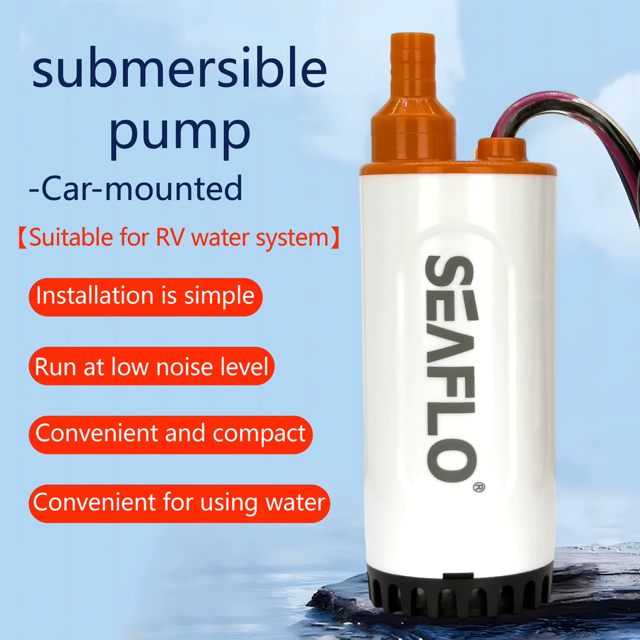 Seaflo Hochfluss-Mikro-Tauchpumpe DC12V in Weiß für Wohnmobile und Wassertanks - Bild 2